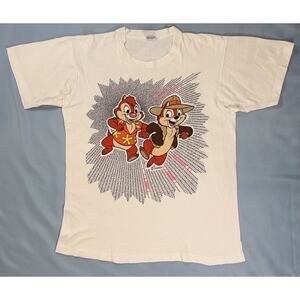 Vintage Chip n Dale Rescue Rangers Disney Character Tee XL Fit